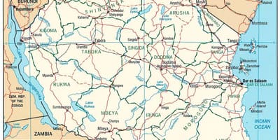 Նոր քարտեզը Տանզանիայի
